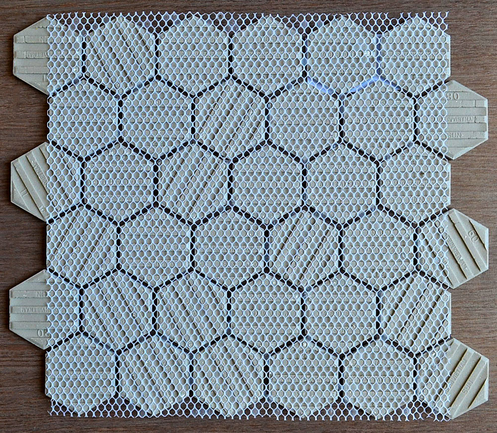 Mosaic lục giác đơn sắc 5159HM51419